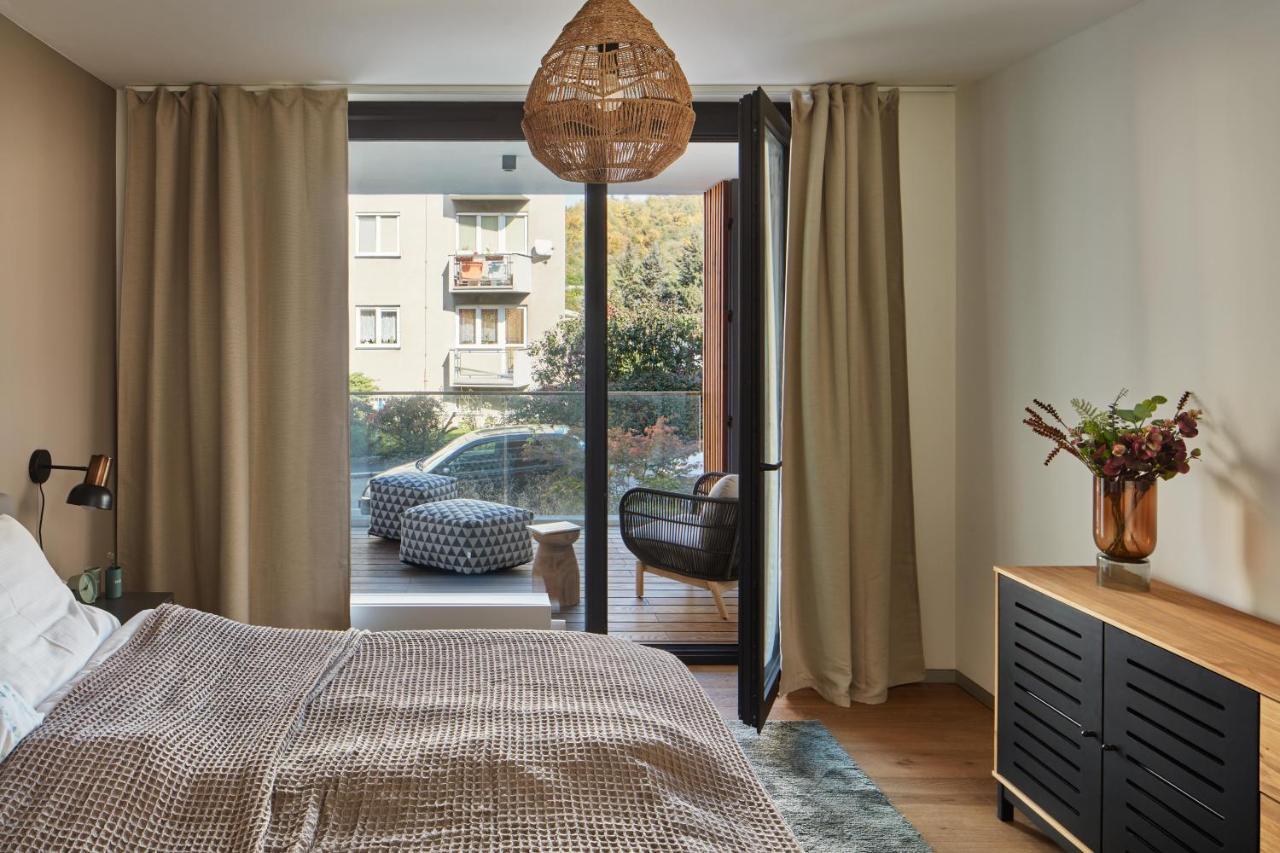Prague Days - Stylish Apartments With Terrace - Parking - Quiet Area Praga Exterior foto