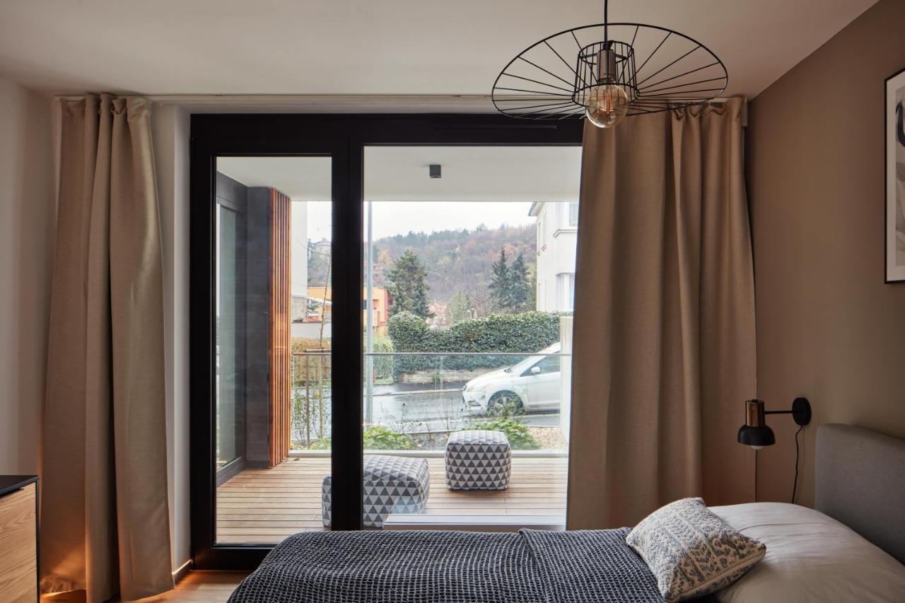 Prague Days - Stylish Apartments With Terrace - Parking - Quiet Area Praga Exterior foto